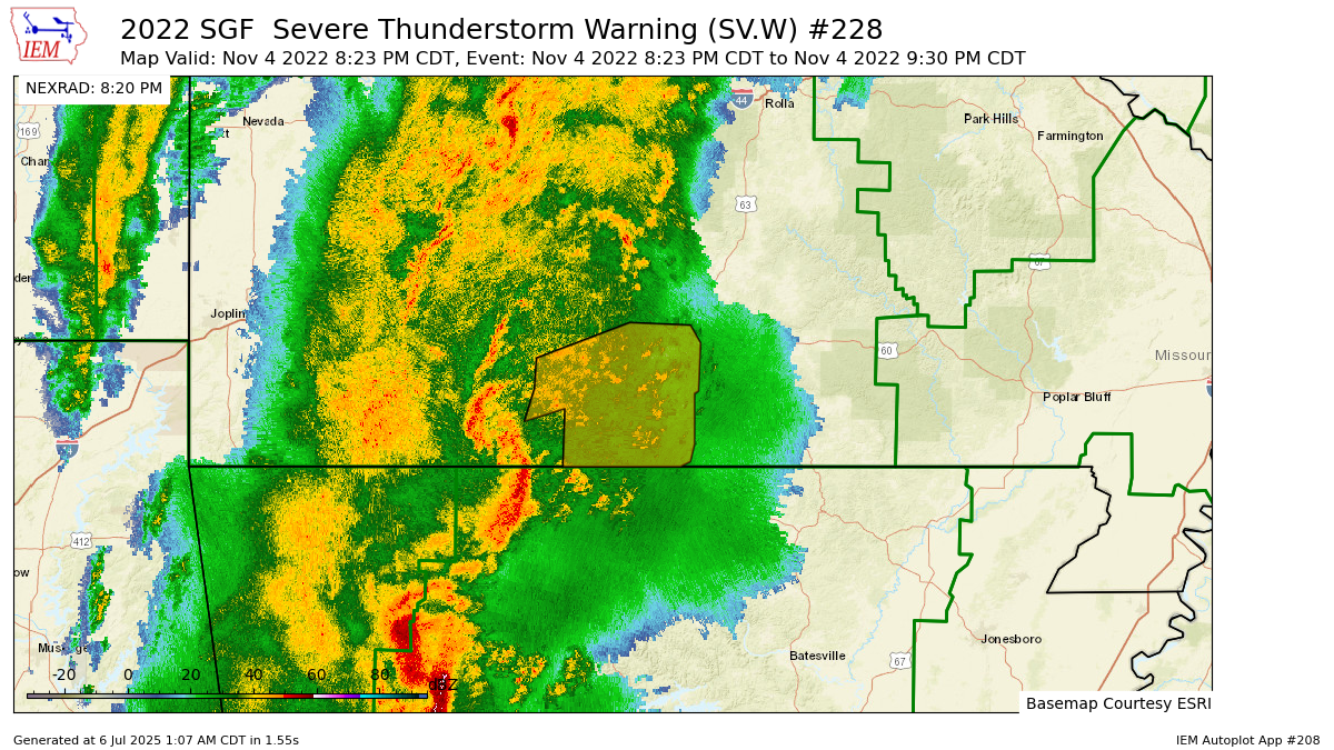 Ksgf severe thunderstorm warning 228